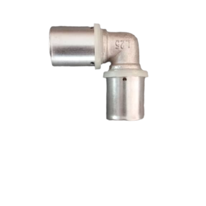 Codo 90° prensable de latón 3/4