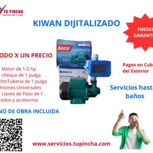 Kiwan Digitalizado con Mano de Obra