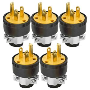 Espiga de Corriente 15A 125V | Espiga Macho de Alto Consumo