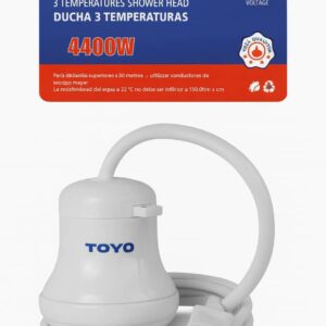 🛁 Ducha Eléctrica TOYO – 3 Temperaturas | 4400W | 120V (60Hz)