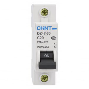 Breaker sencillo - 20A Unipolar - Protección para líneas eléctricas 110/220V