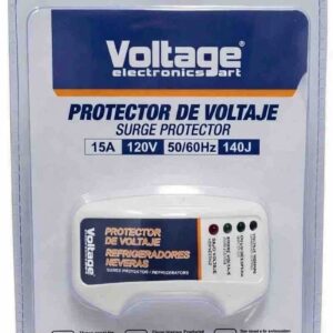 Protector de Voltaje 15A 120V para Refrigeradores y Eletrodomésticos | Surge Protector 140J 50/60Hz
