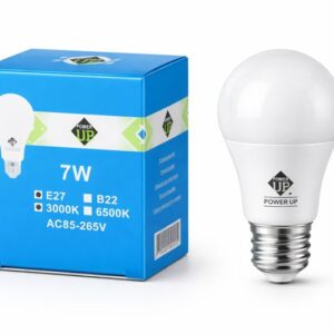 Bombillo LED 7W Power Up E27 Luz Cálida 3000K Ahorro de Energía AC85–265V