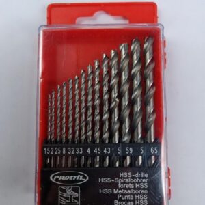Juego de Brocas HSS Metálicas │ Set de Brocas para Taladro │ Accesorios de Ferretería Profesionales