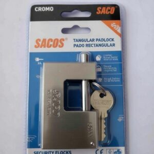 Candado Rectangular SACO Top Security 90MM| Alta Seguridad y Durabilidad