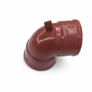 Codo PVC Rojo 1” de 90° – Conector para Tubería Hidráulica y Sanitaria