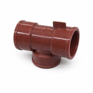 Tee  Roja 1” – Conector en T para Tubería Hidráulica.