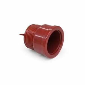 Nudo PVC Rojo 3/4” – Conector Rosca para Tubería Hidráulica y Sanitaria