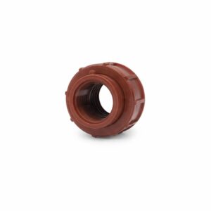 Union Universal Rojo 3/4" – Conector Plástico para Tuberías de Agua