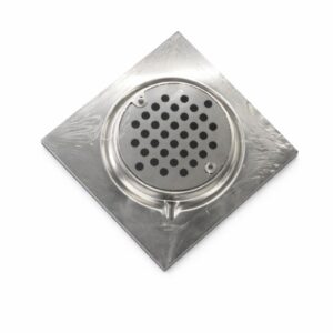 Regilla de piso metálica para baño y desagüe