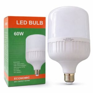 Bombillo LED 60W E27 Alta Potencia Luz Blanca Ahorro Energía