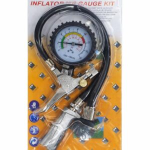 Medidor de Presión de Aire para Neumáticos – Inflator Gauge Kit