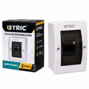 ⚡ Caja de Distribución TRIC 2 Módulos | Caja Brekera Empotrable