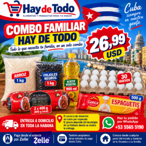 Combo Familiar de Alimentos en La Habana